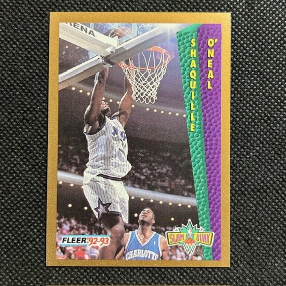 fleer Other - 1992-93 Fleer #298 Shaquille O'Neal Rookie RC Slam Dunk Orlando Magic HOF